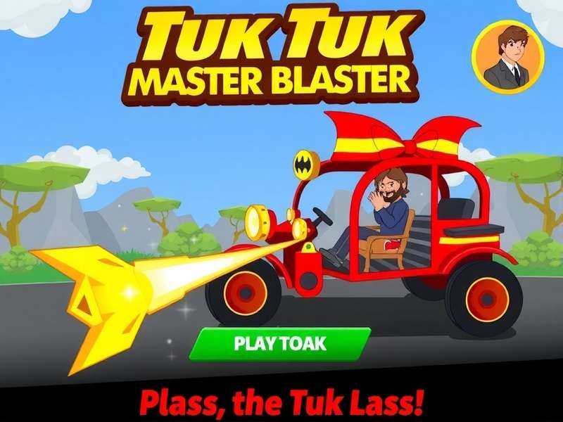 Tuk Tuk Master Blaster Gameplay